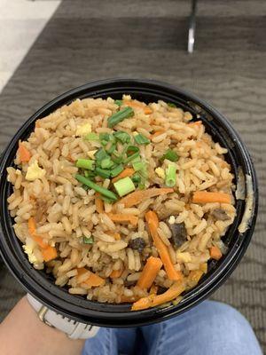 The most overcooked Fried rice I've ever had in my life