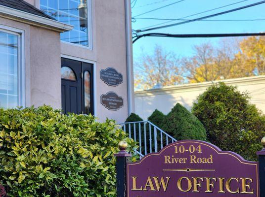 Law Office: 10-04 River Road, Fair Lawn, New Jersey 07410