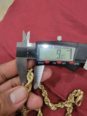 What it actually measured too!!