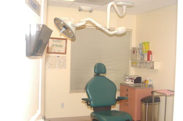 Clean and modern exam rooms