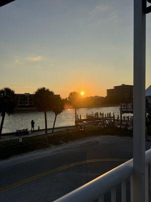 View from rooftop deck