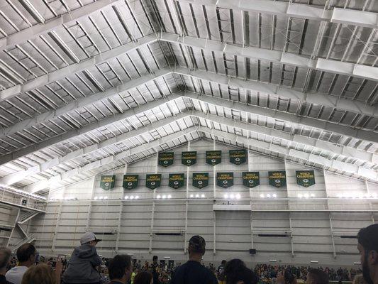 13 time world champions. This is where the Green Bay Packers practice.