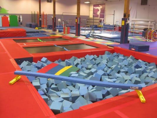 Foam pits are everyone's favorite event! Parents -- don't try this!