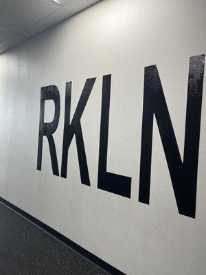 Rocklin RKLN sign inside