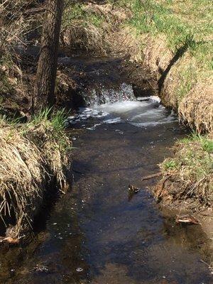 Small water fall.