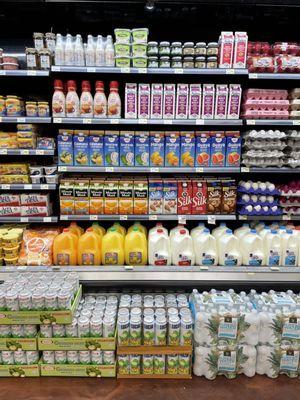 Wide assortment of drinks- Coconut Water, Bottled Water, Juices and Milk.