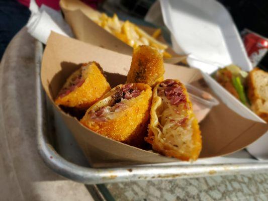 Pastrami Egg Rolls...don't forget these!