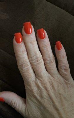 UV gel fill and gel polish by Ms Kim!