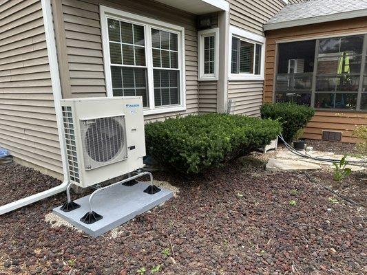 Daikin FIT Heat Pump, installed in Downers Grove, IL 60516