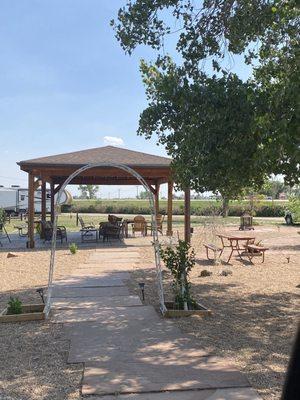 Gazebo area. It's quite large.