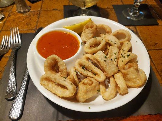 Calamari appetizer