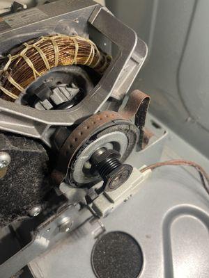 Samsung dryer motor damage