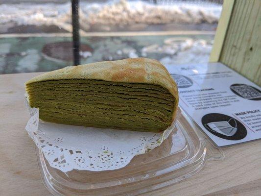 the green tea crepe