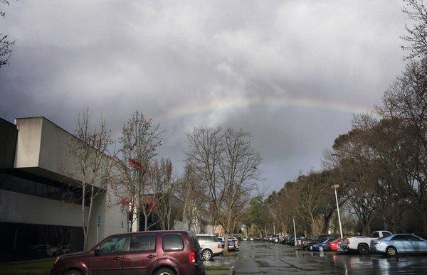 Rainbow over the bakery