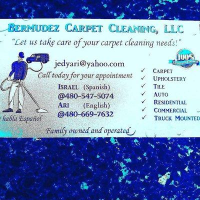 Call today for a free estimate. 3 Bedroom for  $I20.00.