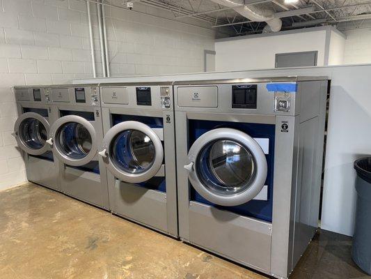 18, 45, 60, & 80 lbs. washers  - 65 & 83 lbs. dryers