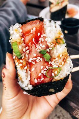 Spam musubi up close