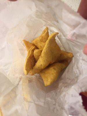 Cheese wontons.