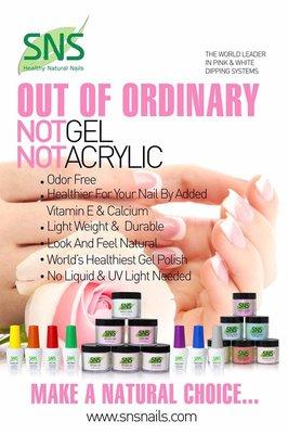 We have all the SNS (the Healthy Natural Nails)