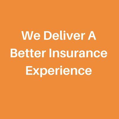 We deliver a better insurance experience