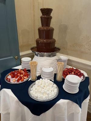 Chocolate fountain