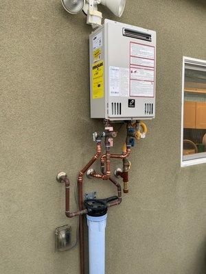 Takagi tankless water heater installed by Robert.