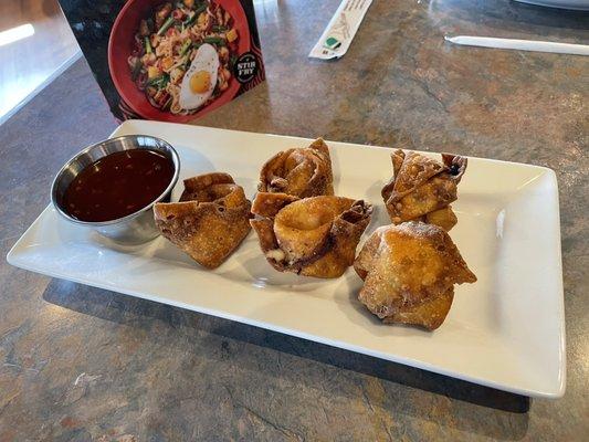 Crab Rangoons appetizer