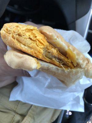 Spicy Beef Pattie and Coco Bread