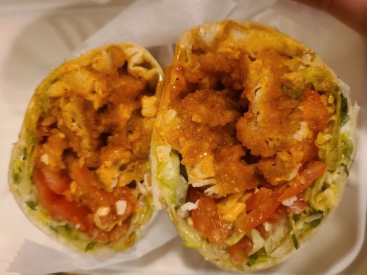 The best buffalo chicken wrap around!