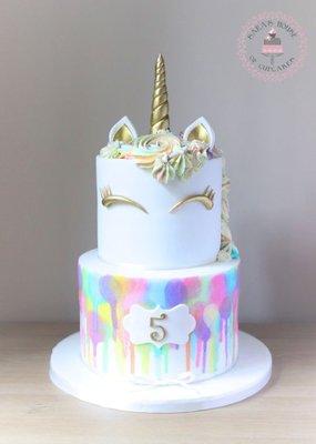 Unicorn custom cake