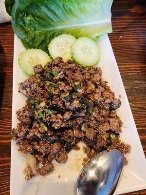 Beef Larb (beef salad)