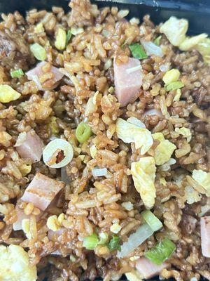 Ham fried rice