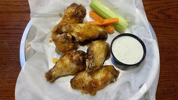 General Tso's grilled wings.