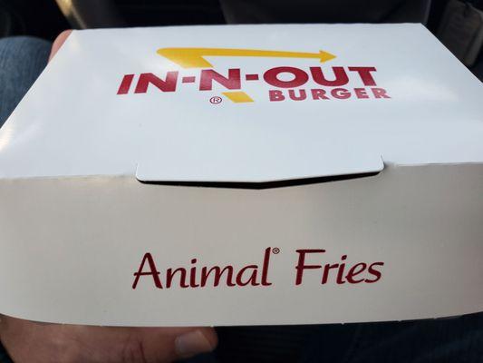 Animal Fries To Go Container