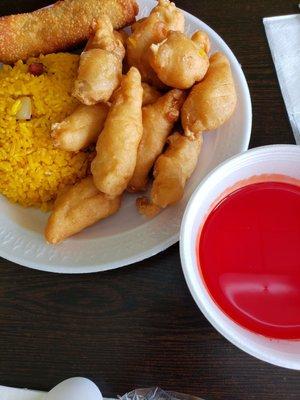 Sweet and sour chicken