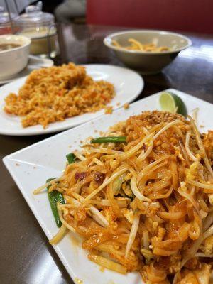 Pad Thai and $4 fried rice.