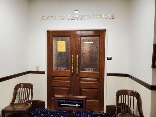 Entrance to House of Representatives