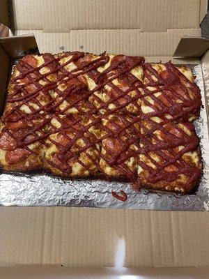 Detroit Style Pizza