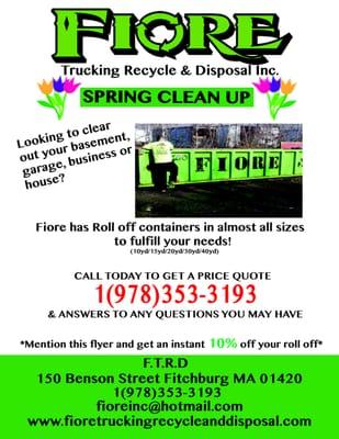 Fiore Trucking Recycle & Disposal