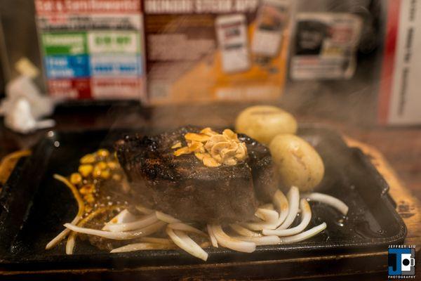 Filet cut 10 oz  Hot ikinari sauce