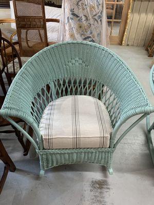 Wicker chair completely restored