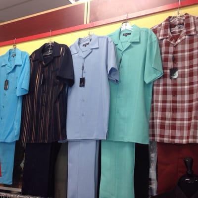 Linen suits and leisure suits