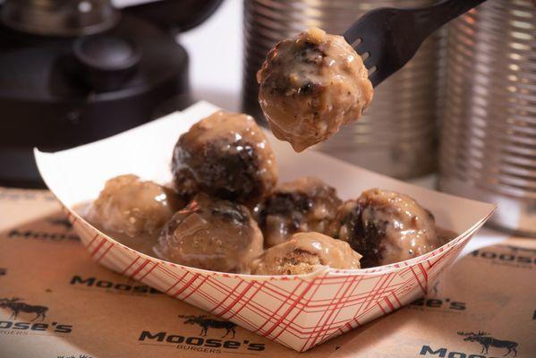 Mini Meatballs & Gravy