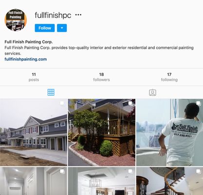 Follow us on Instagram! @fullfinishpc