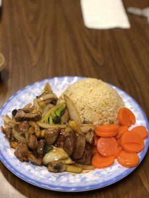 Teriyaki Steak w/ Veggies & Fried Rice...