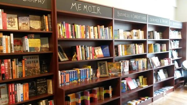 Our nonfiction section encompasses History and Biography, Memoir, Science and Nature, Business, Current Affairs, and Essays.