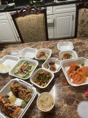 Our takeout spread