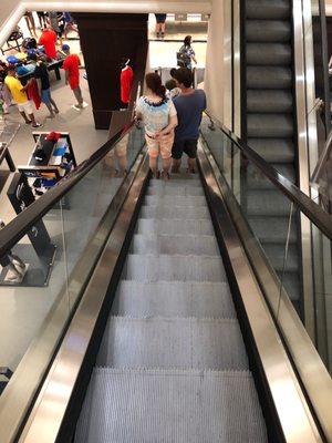 Dillard's North Point Mall Escalators