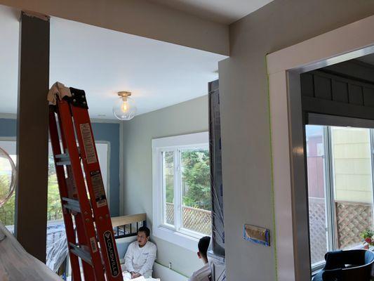 Kitchen in progress