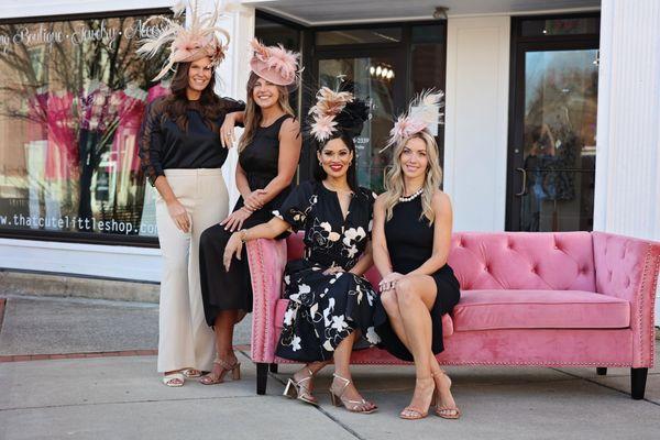 Grab your statement headpiece for horse racing at all 3 locations